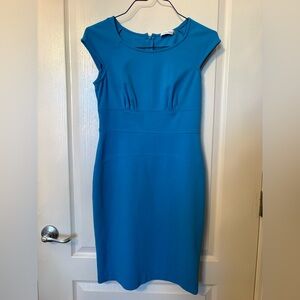 Calvin Klein Blue Cap Sleeve Dress